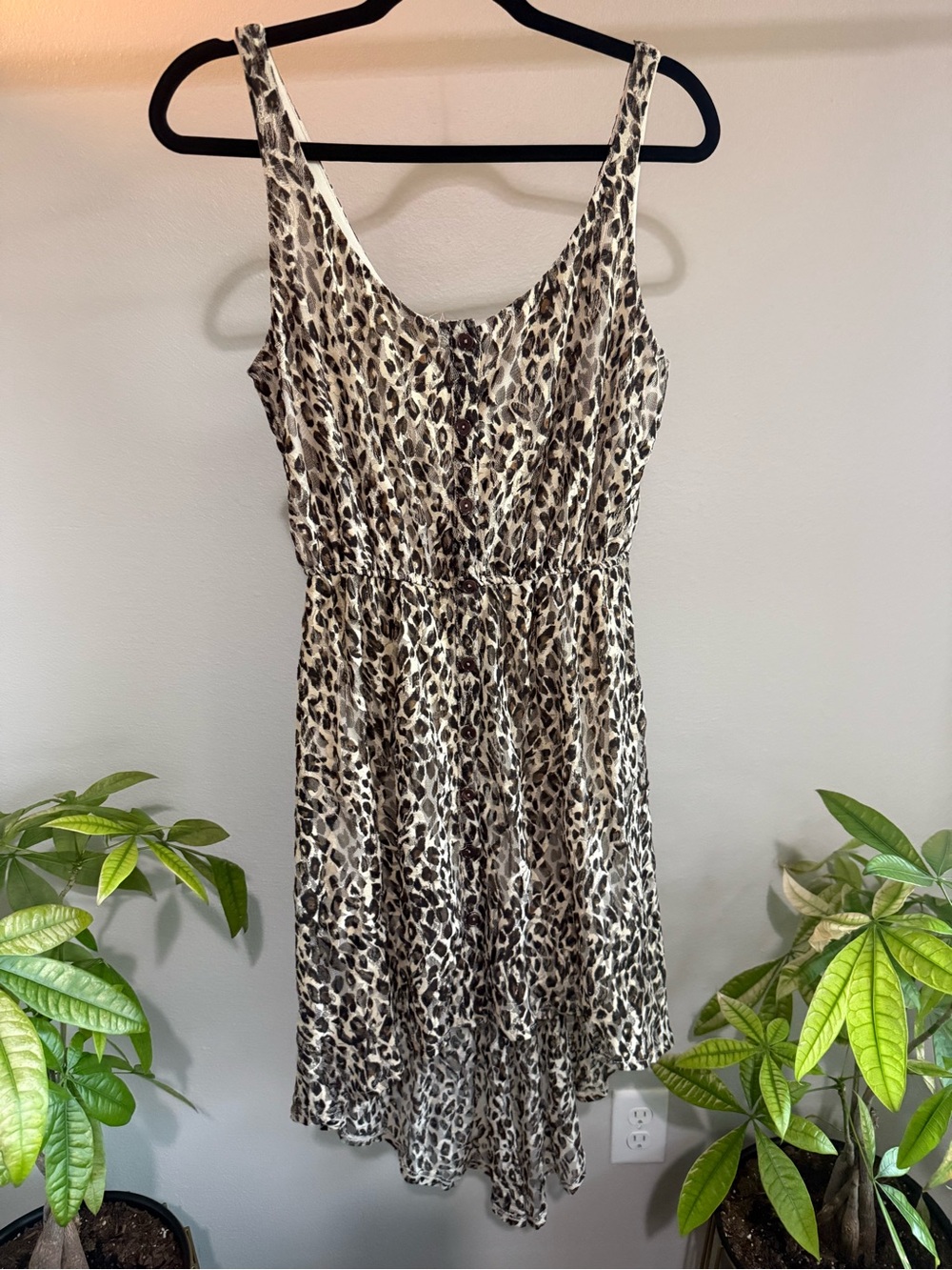 HeartSoul Leopard Print Sleeveless Dress
